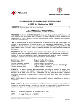 N. 1851 del 28 dicembre 2016