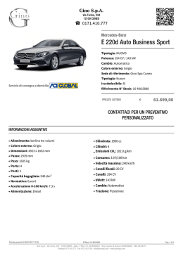 Mercedes-Benz E 220d Auto Business Sport - Stock ID