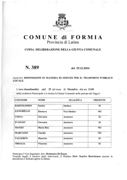 N. 389 - Comune di Formia
