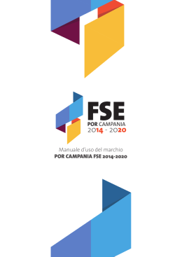 Manuale d`uso del marchio POR CAMPANIA FSE 2014-2020