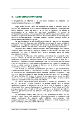 Le riforme strutturali (formato PDF