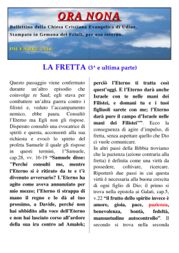 ORA NONA - Chiesa Cristiana Evangelica Friulana Via Croazia 14/1