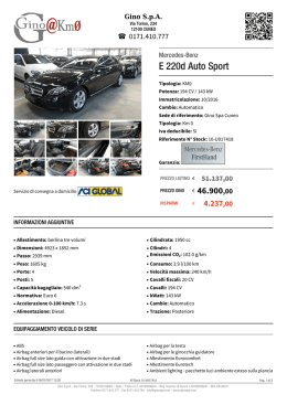 Mercedes-Benz E 220d Auto Sport - Stock ID: 10-U017418
