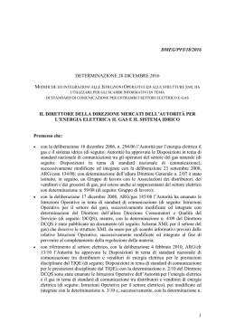 1 dmeg/pfi/18/2016 determinazione 28 dicembre 2016 il direttore