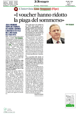 Stoppani al Messaggero