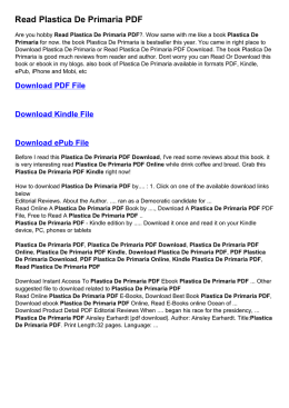 Read Plastica De Primaria PDF