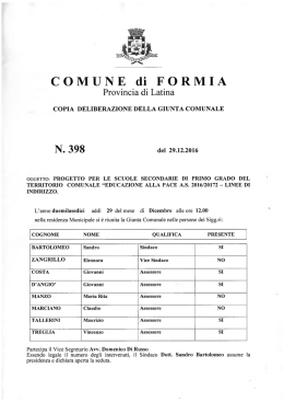 N. 398 - Comune di Formia