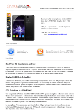 BlackView P2 Smartphone Android CPU Octa Core