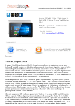 Jumper EZPad 6 Tablet PC Windows 10 RAM 4GB