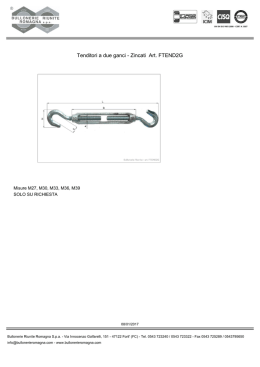 scheda in PDF - Bullonerie Riunite Romagna Spa
