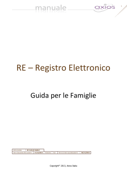 RE – Registro Elettronico
