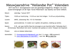 Nieuwjaarsdrive “Hollandse Pot” Volendam - ENPS
