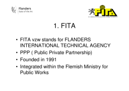 1. FITA - Flanders International Technical Agency