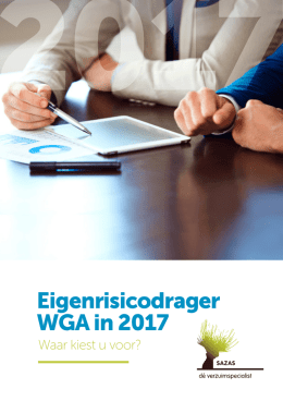 Eigenrisicodrager WGA in 2017