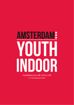 Programmaboekje Amsterdam Youth Indoor