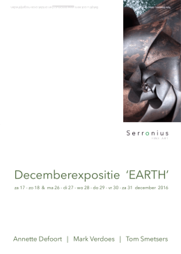 Decemberexpositie `EARTH`