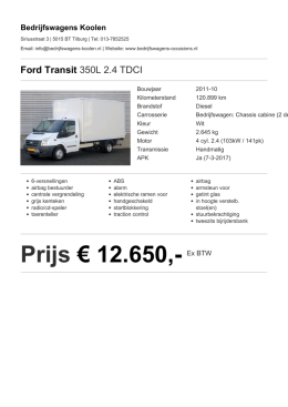 Prijs &euro; 12.650,