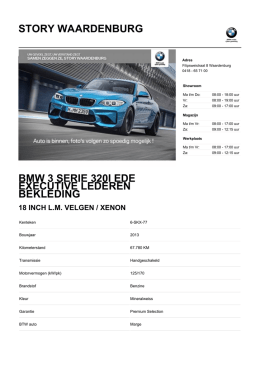 PDF Downloaden - Story Waardenburg BMW.