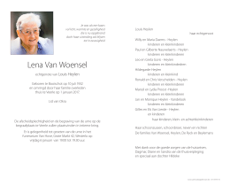 Lena Van Woensel - Van Hove Begrafenissen
