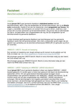 Factsheet - Zorgaanbiedersinfo.nl