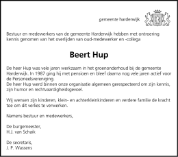 Beert Hup