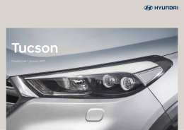 Hyundai Tucson prijslijst 2017
