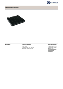 Productinformatieblad