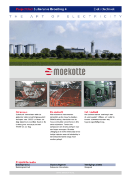 Moekotte projectblad: Suikerunie Broeitrog 4