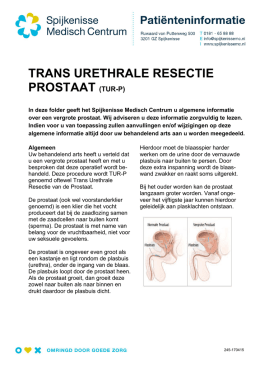 trans urethrale resectie prostaat (tur-p)