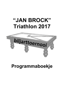 “JAN BROCK” Triathlon 2017 - Twickel