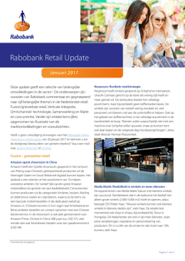 Bekijk de Rabobank Retail Update van januari 2017