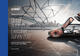 017 Global Automotive Executive Survey