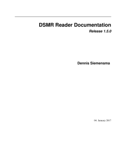 DSMR Reader Documentation