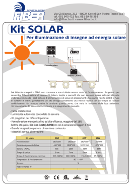 Kit SOLAR - Fiber BO