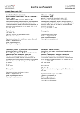 Eventi e manifestazioni