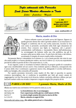 1-8 gennaio 2017 - Parrocchia Santi Martiri Anauniesi in Trento Solteri