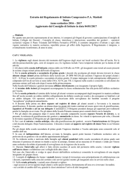 Qui l`estratto - Siena - Istituto Comprensivo "Mattioli" di Siena