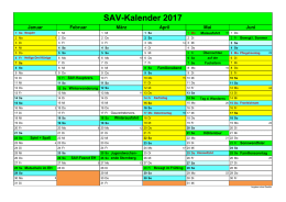 SAV-Kalender 2017