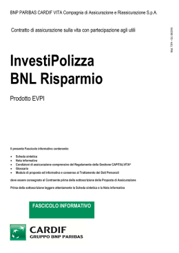 InvestiPolizza BNL Risparmio
