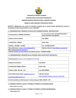 Scarica il Bando - URP Regione Calabria