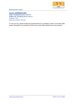 Forum: ASPIRANTI GPG - Guardie Informate = Guardie Giurate