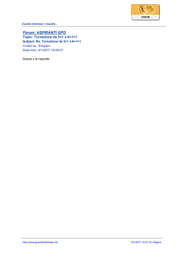 Forum: ASPIRANTI GPG - Guardie Informate = Guardie Giurate