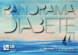 Primo annuncio Scarica il pdf - Società Italiana di Diabetologia