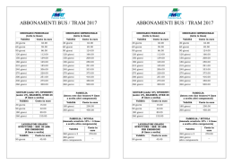 Piano tariffario 2017