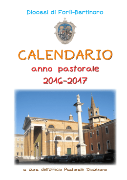 CALENDARIO - DIOCESI di Forlì