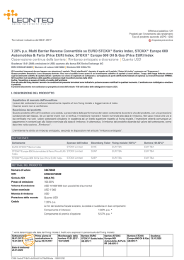 7.20% pa Multi Barrier Reverse Convertible su EURO