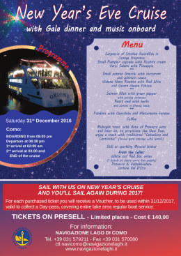 New Year`s Eve Cruise