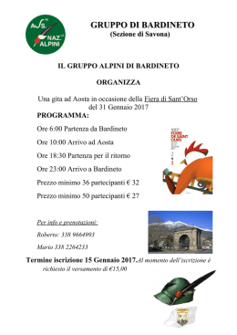 10&deg; festa alpina di gruppo 2011