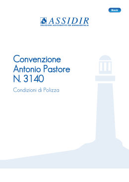 Convenzione Antonio Pastore N. 3140