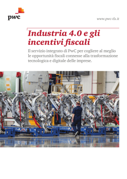 Industria 4.0 e gli incentivi fiscali